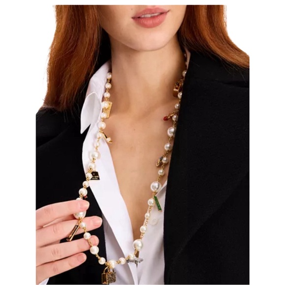 Kate Spade New York Statement Charm Necklace - Picture 2 of 6